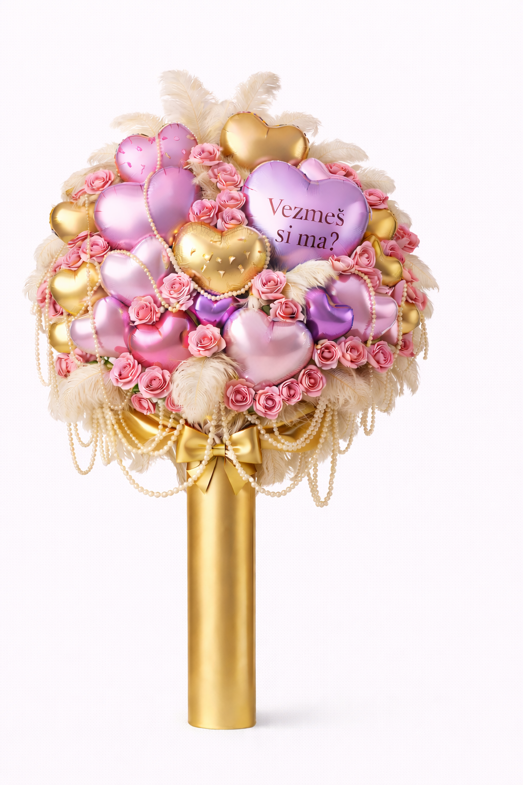 VALENTINE/Gold & Pink